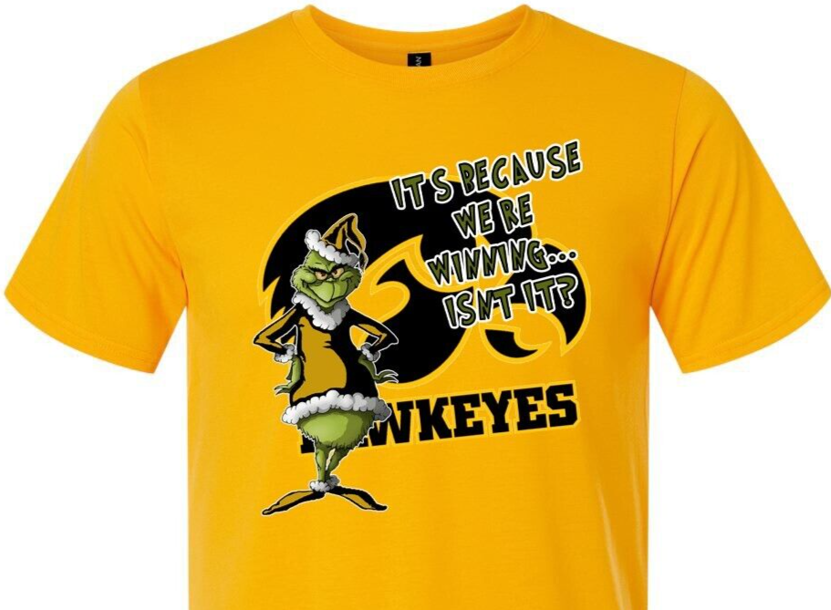 The Grinch - Iowa Hawkeye - University Of Iowa - College Football - Unisex