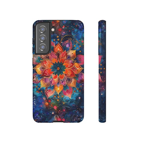 Mandala Flower Watercolor Phone Case for iPhone, Samsung Galaxy, Pixel - 第 221/256 張圖片