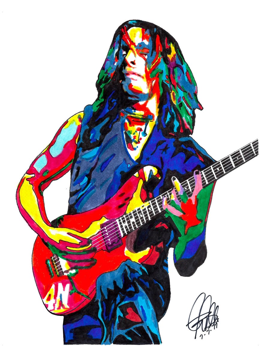 Nuno Bettencourt Extreme Guitar Hard Rock Music Poster Print Wall