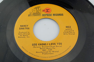 Nancy Sinatra: God Knows I Love You / Nur Wird Einfarbig Alt Me [Ungespielt