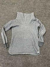 Columbia Womens Cowl Neck Pullover Sweatshirt Sz Small Gray Long Sleeve