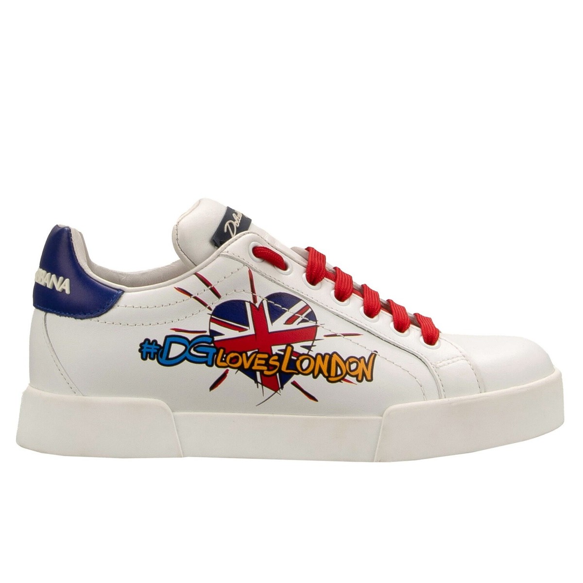 DOLCE & GABBANA DG Logo Loves London Low-Top Sneaker Shoes