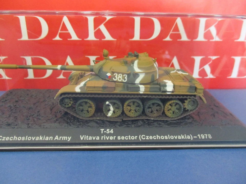 Die cast 1/72 Modellino Carro Armato Tank Panzer T-54 Czechslovakian Army 1978 - Immagine 4 di 4