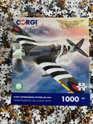 Corgi - D-Day Supermarine Spitfire Mk.XIVc 1000 Teile Puzzle