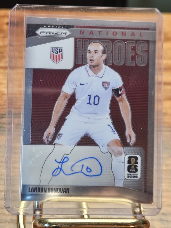 2026 Panini Prizm World Cup - Landon Donovan Auto #NH-LD National Heroes USMNT