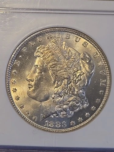 1883-CC $1 Morgan Silver Dollar NGC MS-65 BRIGHT  #709