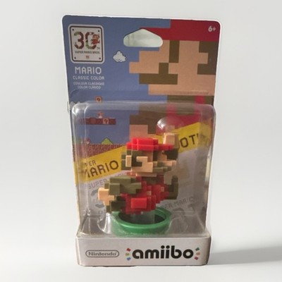 Nintendo Amiibo Mario Classic Color 30th Anniversary Super Mario Bros Wii U 3DS