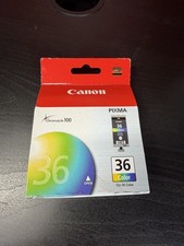Canon CLI-36 Color Ink Cartridge Genuine OEM PIXMA 36 Sealed New