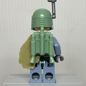 LEGO Star Wars sw0396 Boba Fett Head Beard Stubble Minifigure 9496