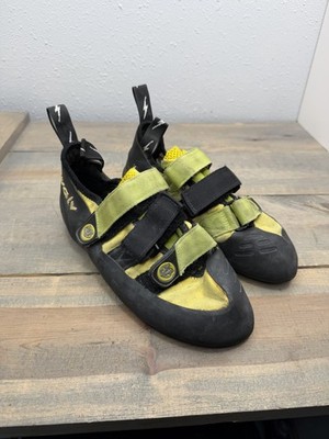 Evolv Supra Men's Rock Climbing Shoes Green/Black/, Size US 9/UK 8