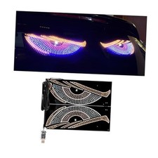 2PCS Car Devil Eyes Light - 11.8in x 4.72in Dynamic Flex Vehicle StyleB