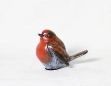 Solid  Bronze Hot Cast  Robin SL002 Ltd Edition  Certificate Authenticity
