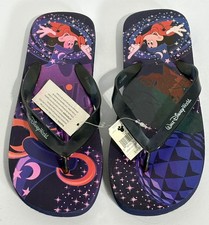 Mickey Mouse Wizard Flip Flops Sandals Walt Disney World Size 7/8 NWT