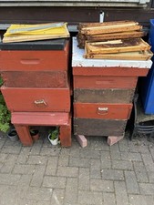 Bee Keepers Bee Hive Home Made Full Of Frames + More And Other Bits