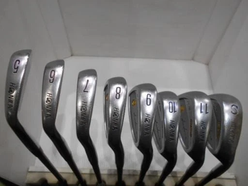HONMA LB-606 H&F 24K GP Iron Set 5-11,S 8S SUPER FERRITE CARBON 4S/R1 #AP07838 - Image 2 of 4
