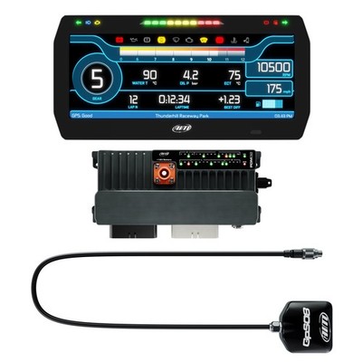 AiM PDM32 Advanced PDM/Datenlogger mit 4m GPS + 10 Zoll Straßenanzeige Option