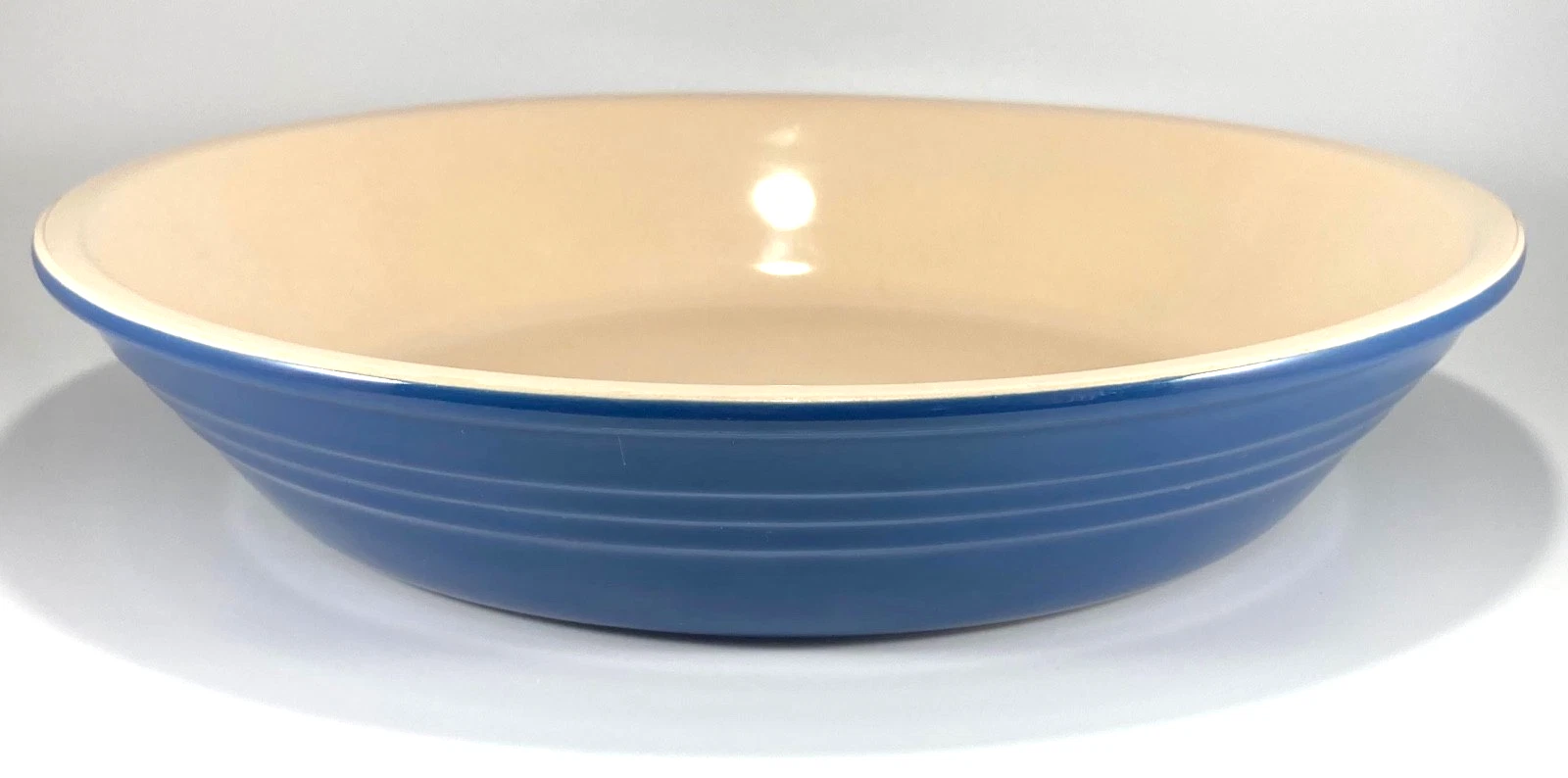 Le Creuset 9" Pie Plate Cornflower Cobalt Blue Smooth Round Dish Stoneware
Opens in a new window or 