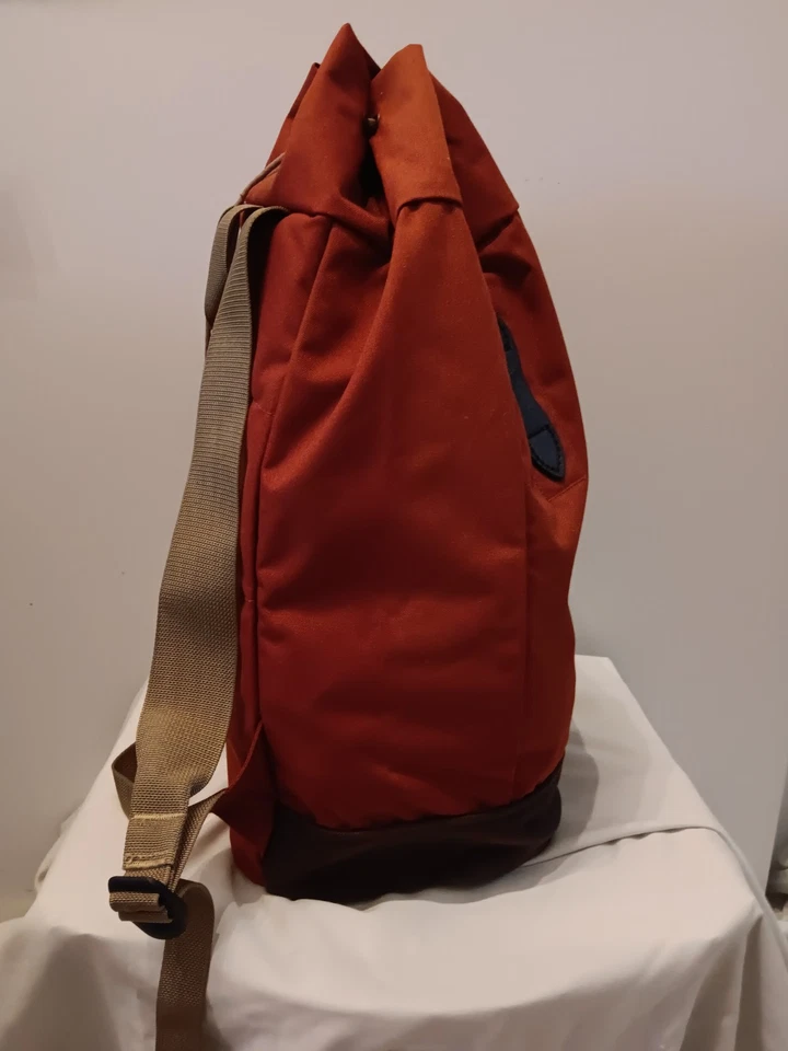 Mochila CC Filson Naranja Quemado Medio Cordón Top Lona Ripstop Foto 4 de 4