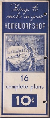 Stanley Tools Things to make in your Home Workshop 16 complete plans 1935