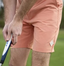 Travis Mathew Men's Tech Chino Golf 8" Shorts Terra Cotta NEW 90 38