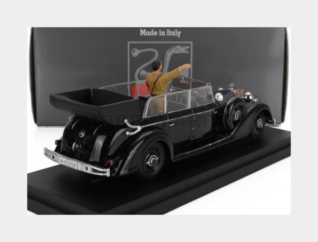 RIO-MODELS 4064/P MERCEDES BENZ - 770K WITH HITLER FIGURE 1942 - BLACK - 1/43 - Image 4 of 4