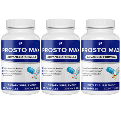 Prosto Max - Advanced Formula For Prostate Health Support- 3 Bottles