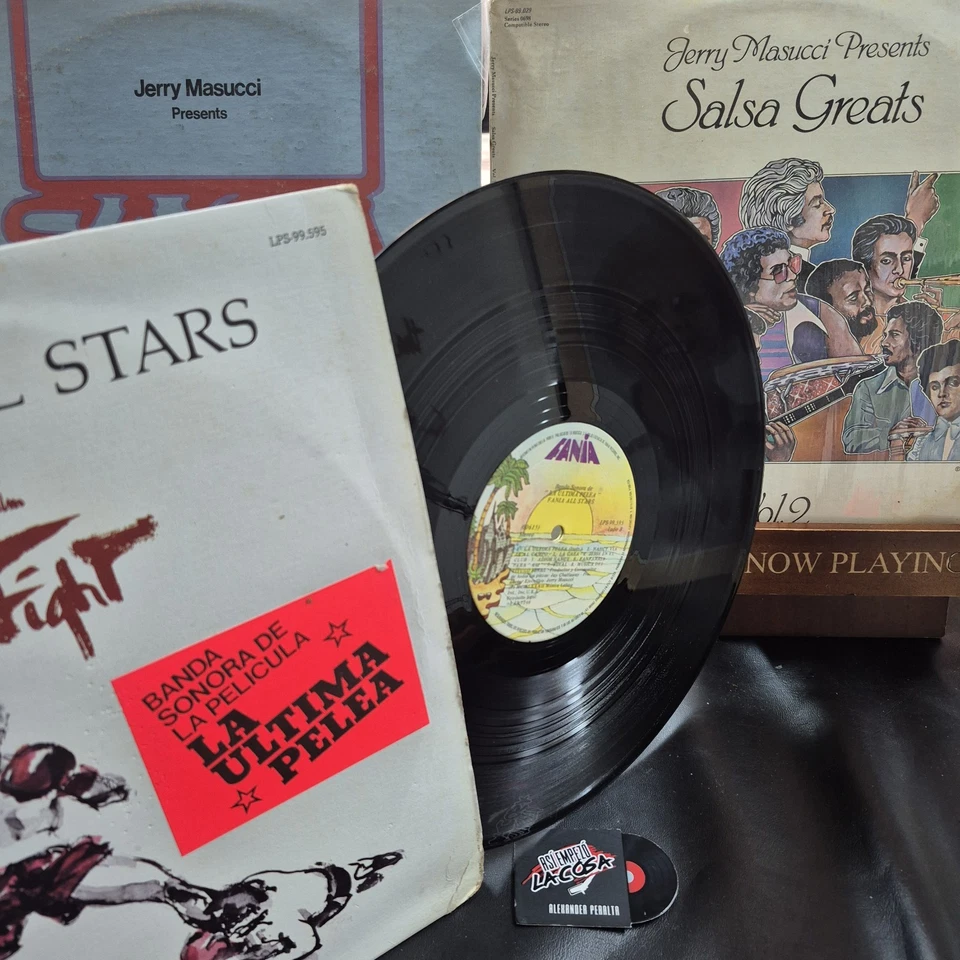 Fania All Stars ‎– The Last Fight - Original Sound Track- Latin, Funk/Soul, 1982 Foto 3 de 4