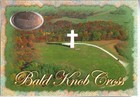 Laminated Card featuring Copper Elongated Penny BALD KNOB CROSS Alto Pass IL — photo 1