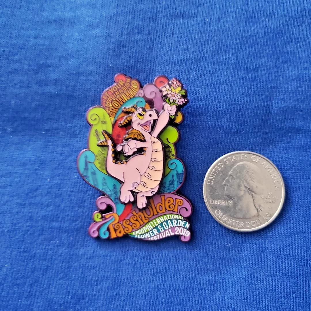WDW Figment EPCOT Flower and Garden Festival 2019 Annual Passholder DISNEY PIN