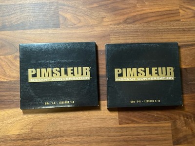 Pimsleur Instant Conversation Lessons 1 - 16, German 8 CDs Great Shape