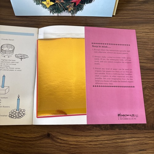 Bundle of 3 Christmas Origami Books (1985) Froebel Kan | Foil Included - Picture 9 of 19