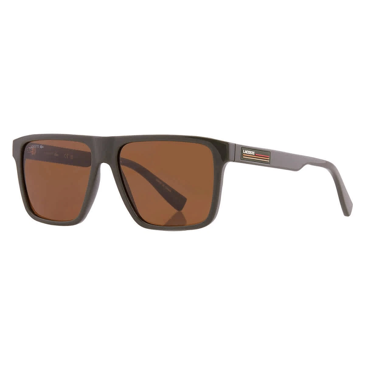 Lacoste Brown Plastic Sunglasses for Men for sale | eBay display picture 1