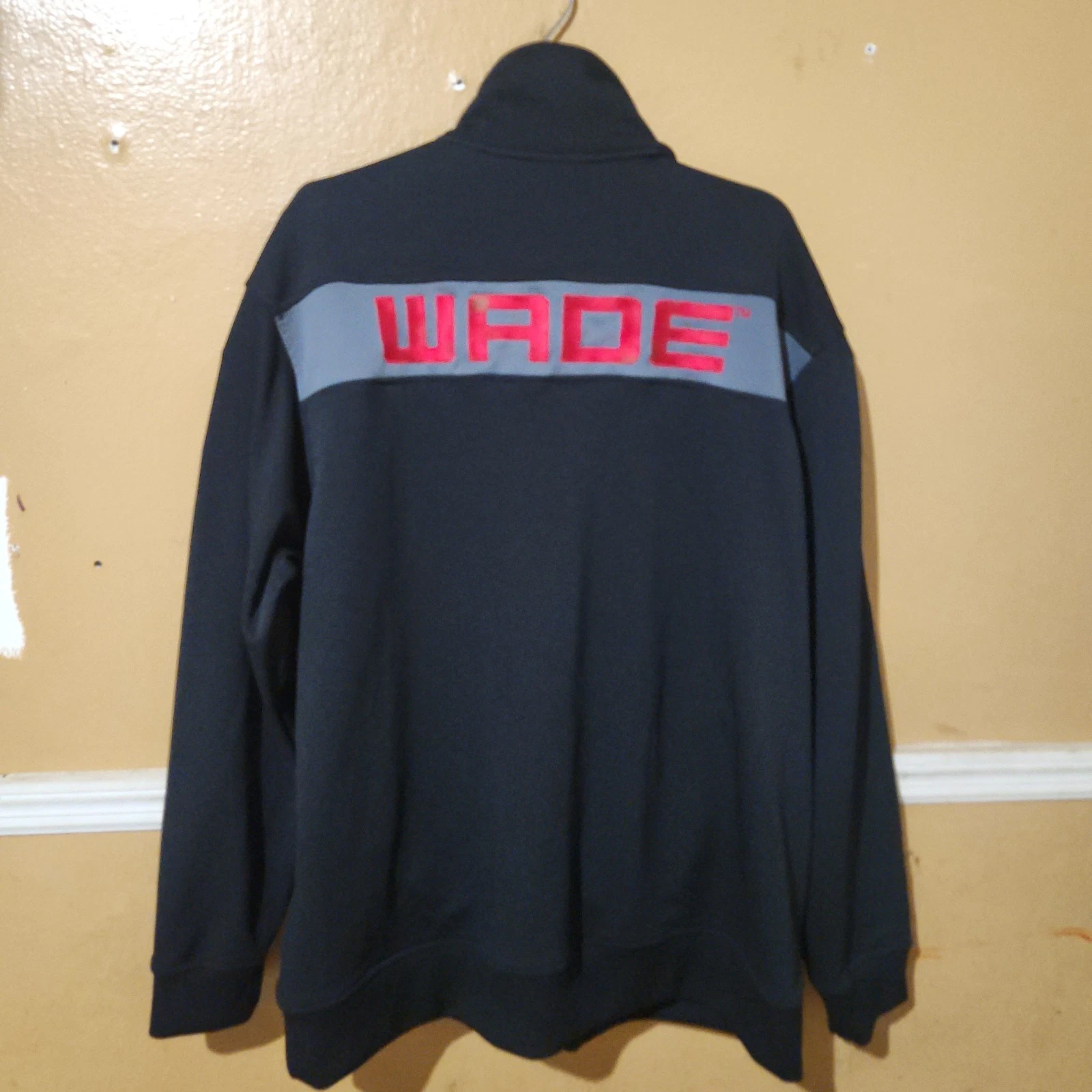 Wade Converse Men XL Black Full Zip Active Wear Jacket