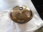 Pyrex 1.5 L Amber Glass Round Casserole Baking Dish 023 With 623-C Lid Vintage