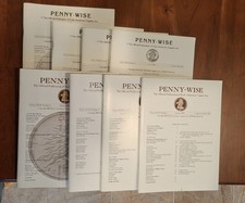 Early American Coppers EAC Penny-Wise Journal US Large Cents, Colonials, 8 Vols.