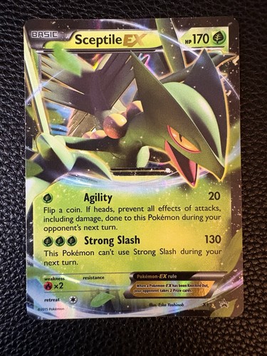 Pokémon Sceptile EX TCG Black Star Promo Holo Rare Card XY53