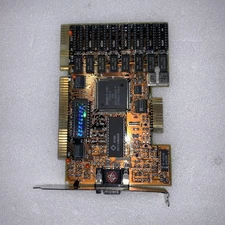 NEC µPD7200 ISA VGA Graphics Card Vintage 16-Bit Retro PC Video Adapter