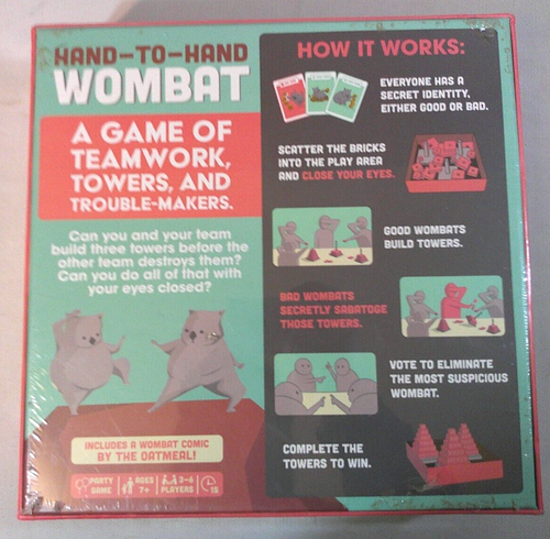 Hand to Hand Wombat Game by Exploding Kittens New Party Board Game Ages 7+ NEW!! - Picture 2 of 2