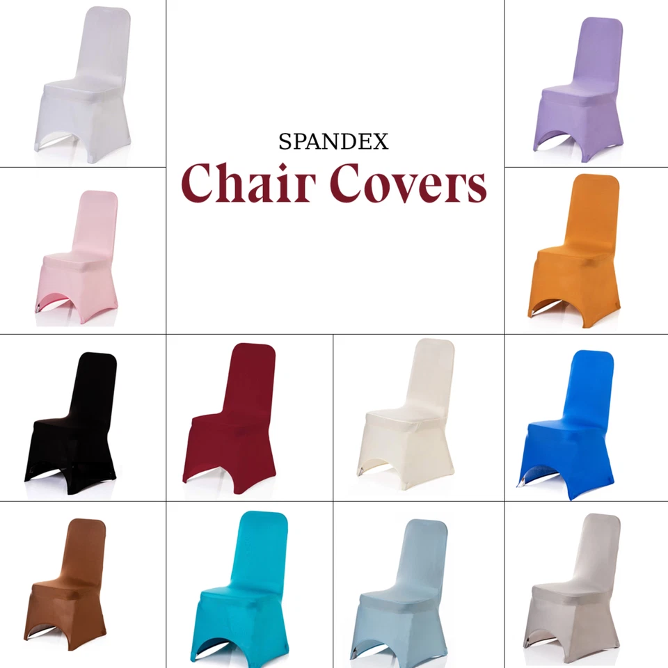1-150pcs Housses De Chaise élastiques Spandex Pour Salle à Manger - Photo 1/1