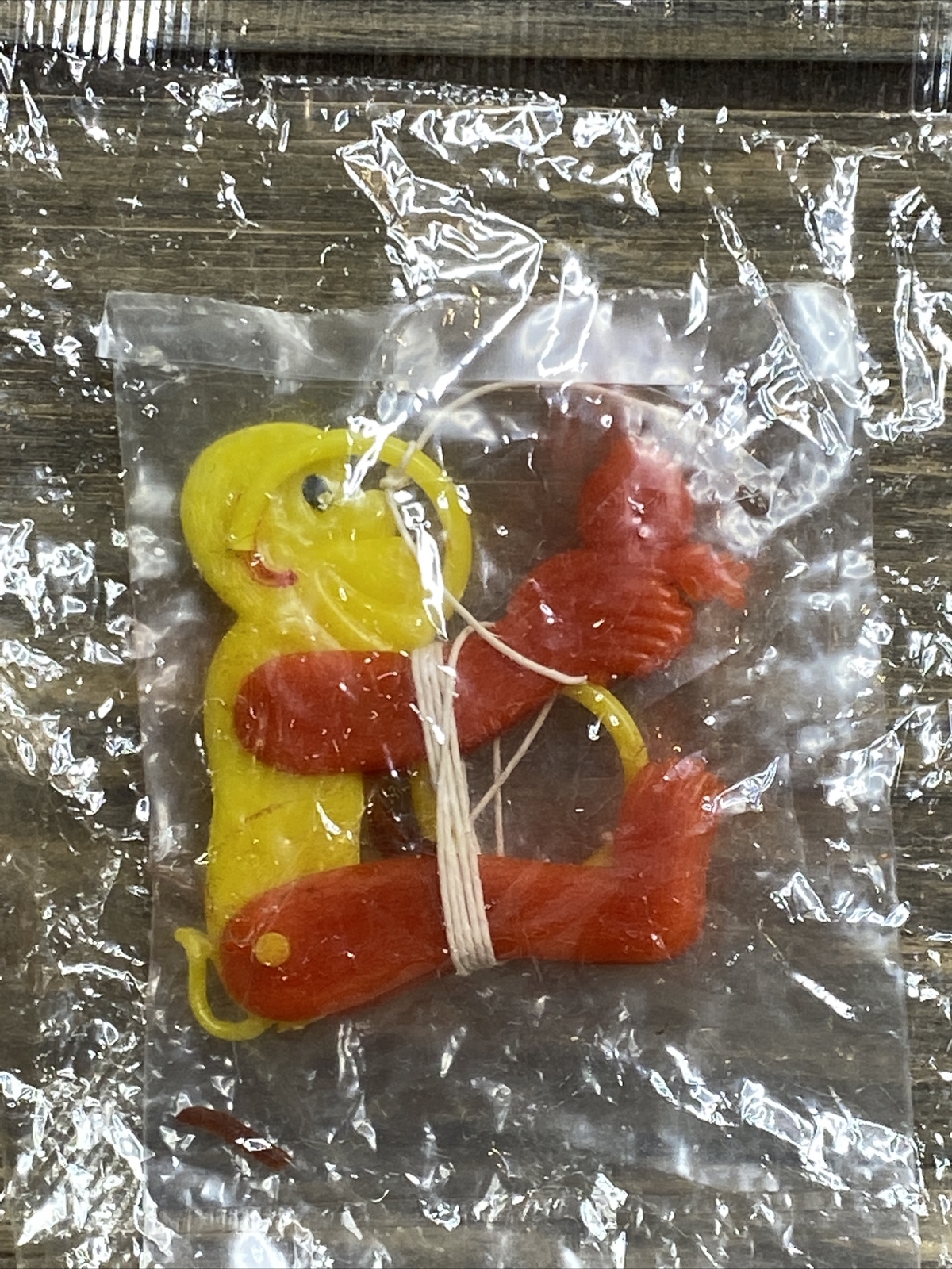 Vintage Plastic Yellow Red Monkey String Puppet 1.5" | eBay