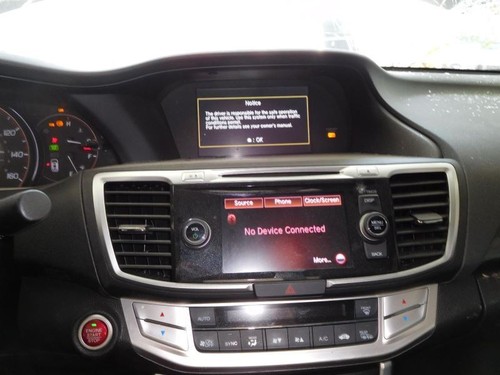 Info-GPS-TV Screen Display Screen Upper US Market Fits 13-15 ACCORD 23368