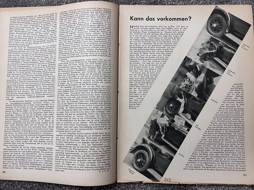 Allgemeine Automobil Zeitung 13 Mar 1937 German Auto Magazine Pre-War Berlin - Image 3 of 4