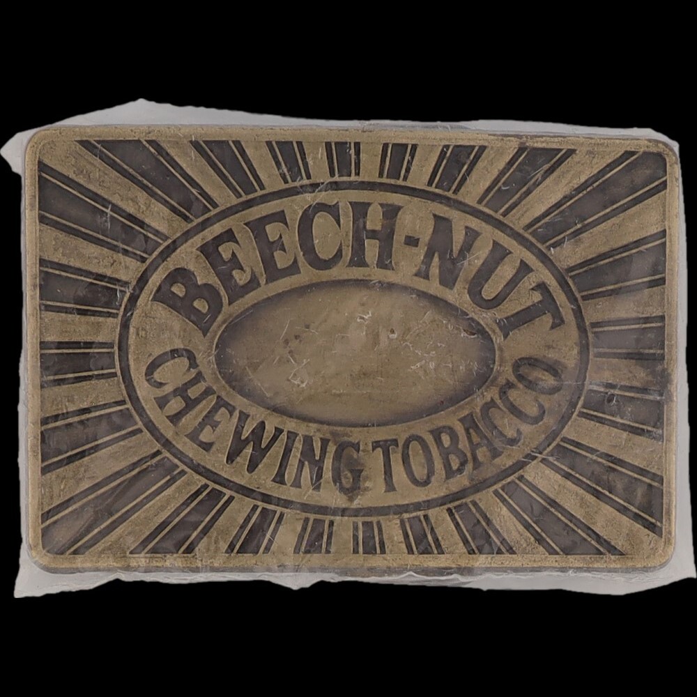 beech nut chewing tobacco history Beech-Nut Enameled Sign (Lot 1010 1960-70s Era Beech Nut Chewing