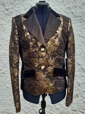 Betty Barclay Dressy Blazer Jacket. Rich Brown And Gold. Bnwt Size 12.