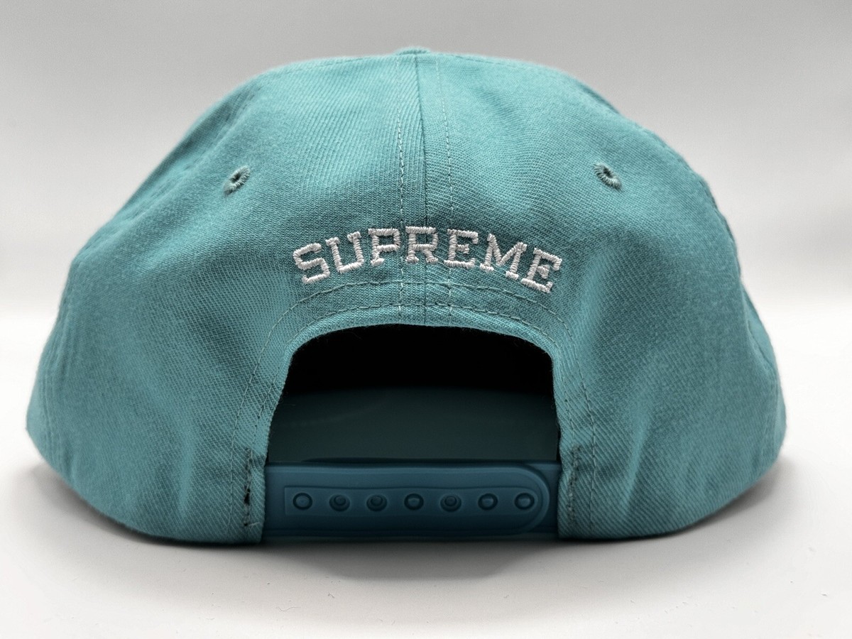 SUPREME SS16 GONZ BUTTERFLY 6 PANEL TEAL HAT BOX LOGO BRAND SUPREME SS16 GONZ BUTTERFLY 6 PANEL TEAL HAT BOX LOGO BRAND