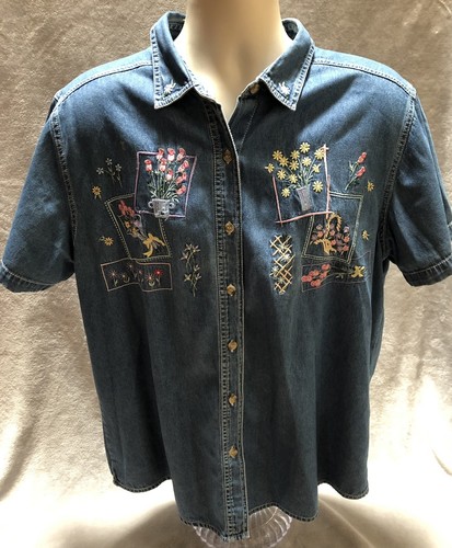 Bobbie Brooks Womens Size XL Denim 
