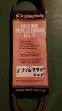 1716995 SIMPLICITY BELT SET * GENUINE, NEW OLD STOCK* SEE CONDITION NOTES