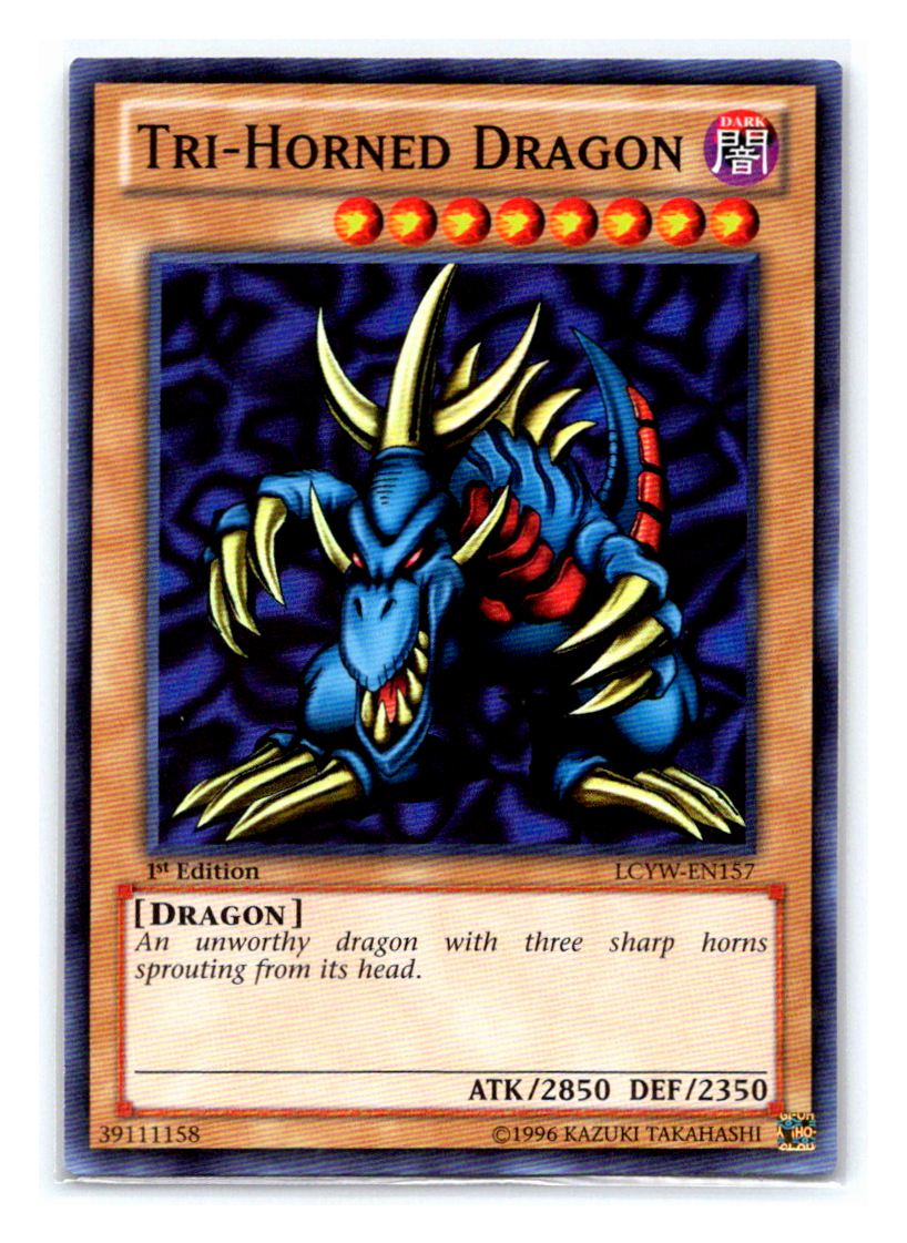 Tri-Horned Dragon - LCYW-EN157 - Super Rare - 1st Edition Yugioh