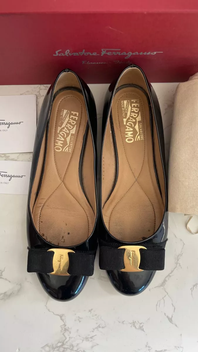 Ferragamo low heel pumps sale