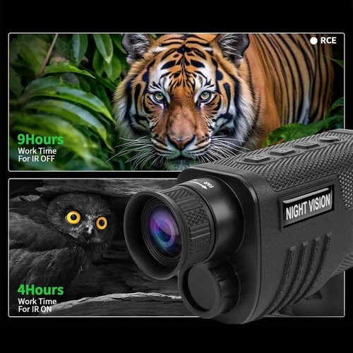 Rechargeable IR 850nm Night Vision Monocular Hunting 8X Digital Zoom Telescope - Picture 12 of 12